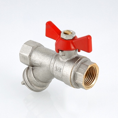 VT.293.N.04 Кран шаровой VALTEC COMBI со встроенным фильтром Valtec 1/2"  - Вид №14