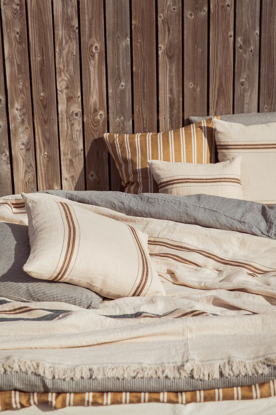 Квадратная льняная подушка Libeco Home Vourkari ARCH-00042391 - Вид №1