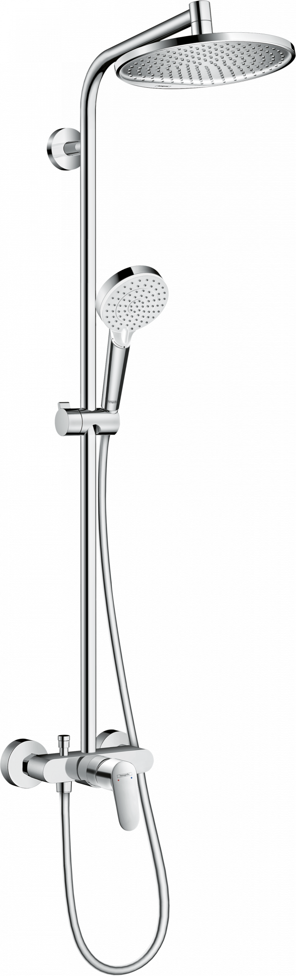 27269000 Crometta S Showerpipe 240 1jet с однорычажным смесителем Hansgrohe 
