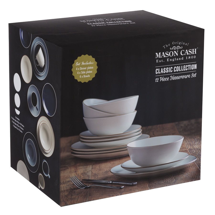 2001.898 Набор обеденной посуды classic, кремовый, 12 пред. Mason Cash  - Вид №1