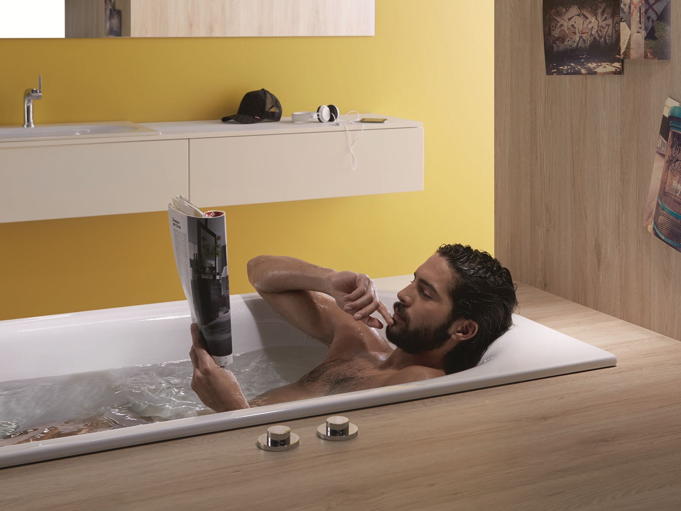 Прямоугольная эмалированная стальная ванна Bette BetteComodo ARCH-00016137 - Вид №3