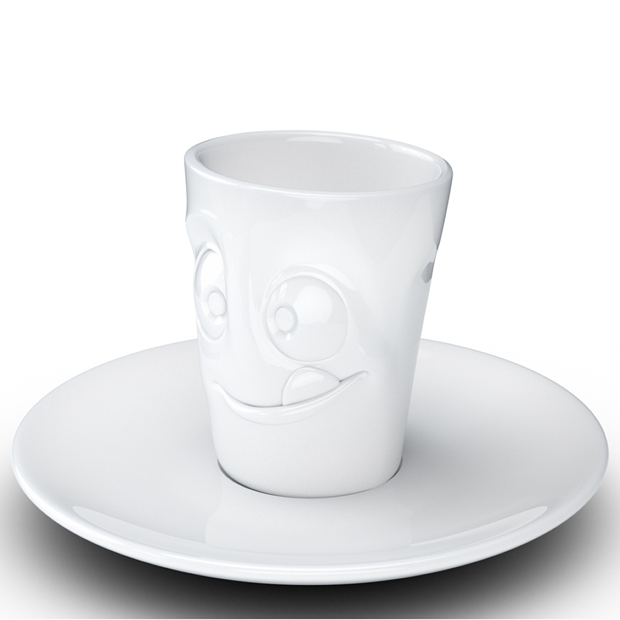 T02.14.01 Кофейная чашка с блюдцем tassen tasty 80 мл белая Tassen by FIFTYEIGHT PRODUCTS  - Вид №9