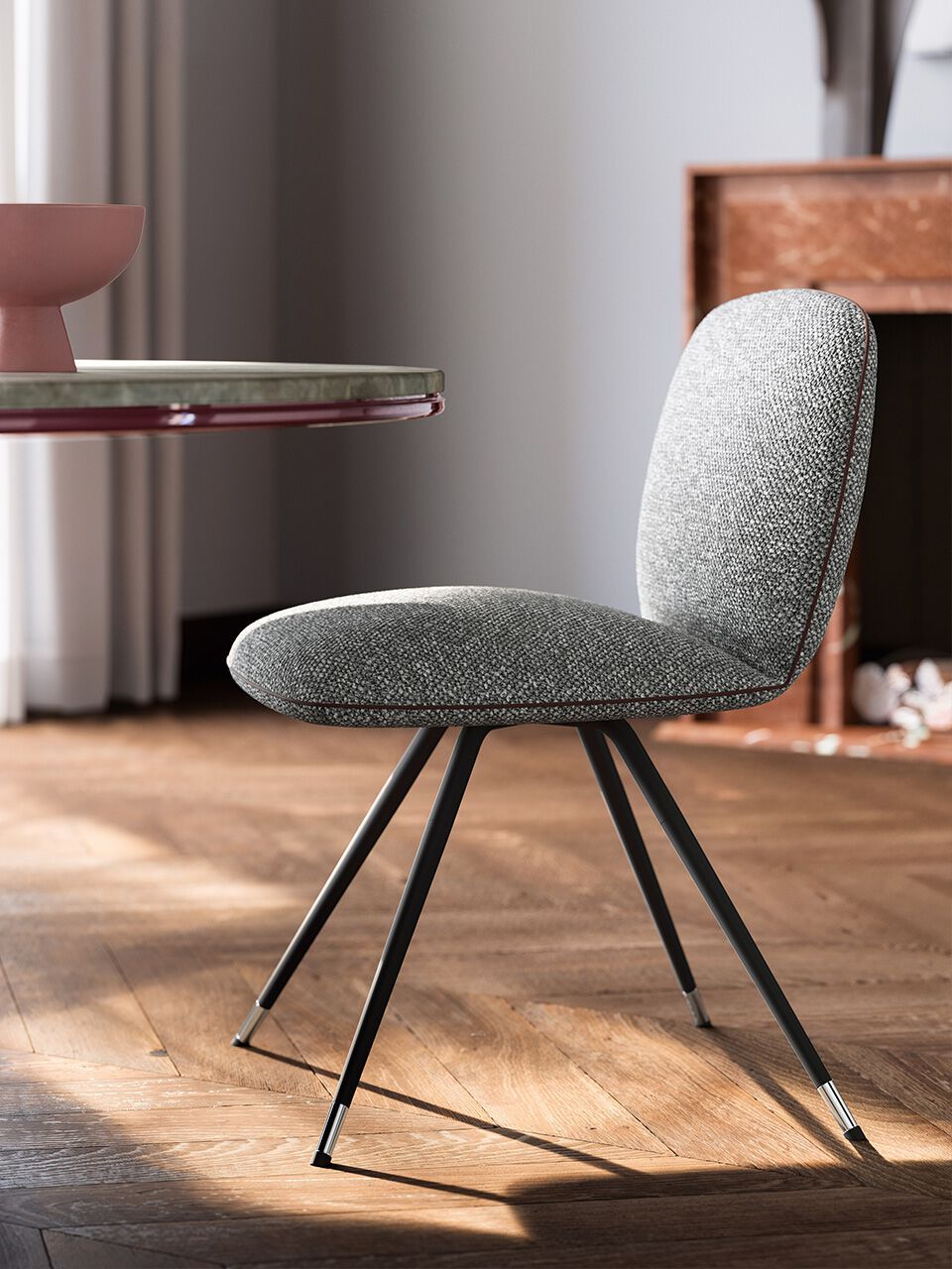 Мягкий стул без подлокотников Pianca CLELIA ARCH-00076542 - Вид №3