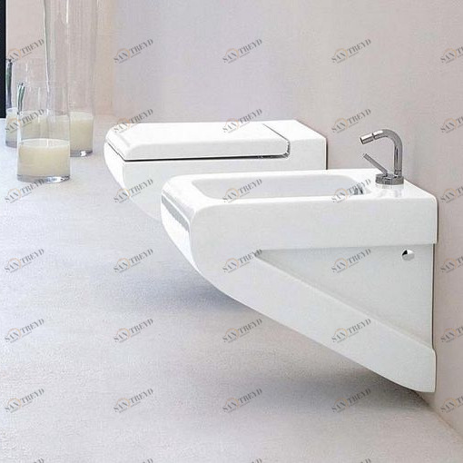 LFV001 Подвесной унитаз настенный Белый ArtCeram LA FONTANA Италия