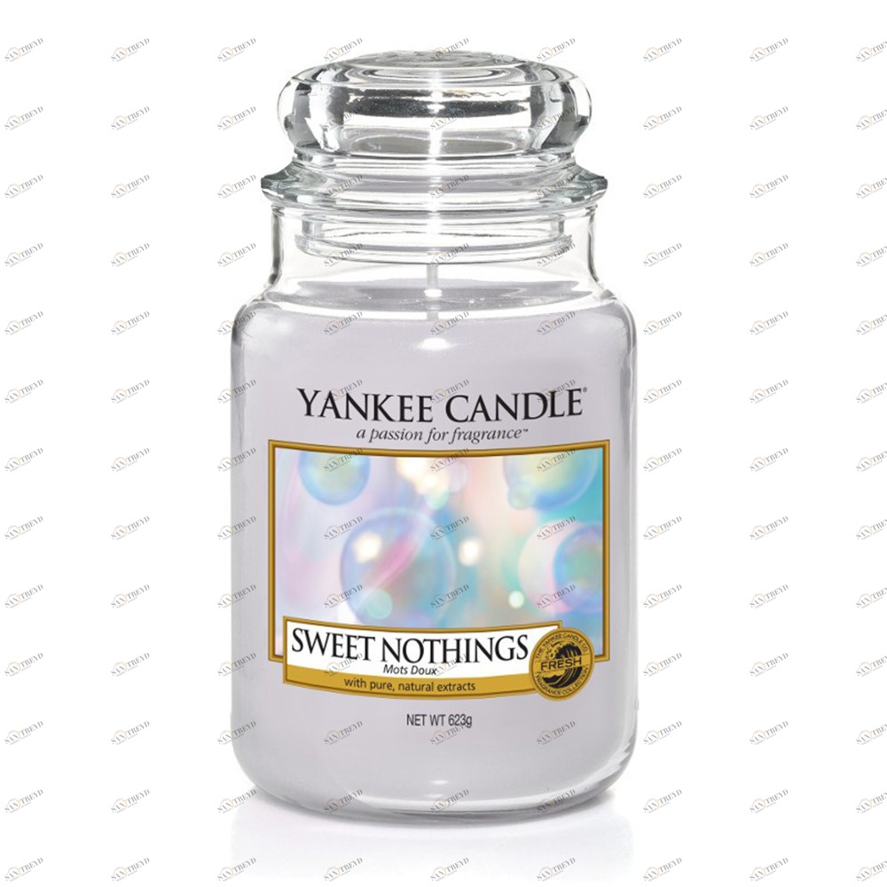 Свеча большая в стеклянной банке "Сладость" 623 гр 110-150 часов YANKEE CANDLE  267867 Фиолетовый 