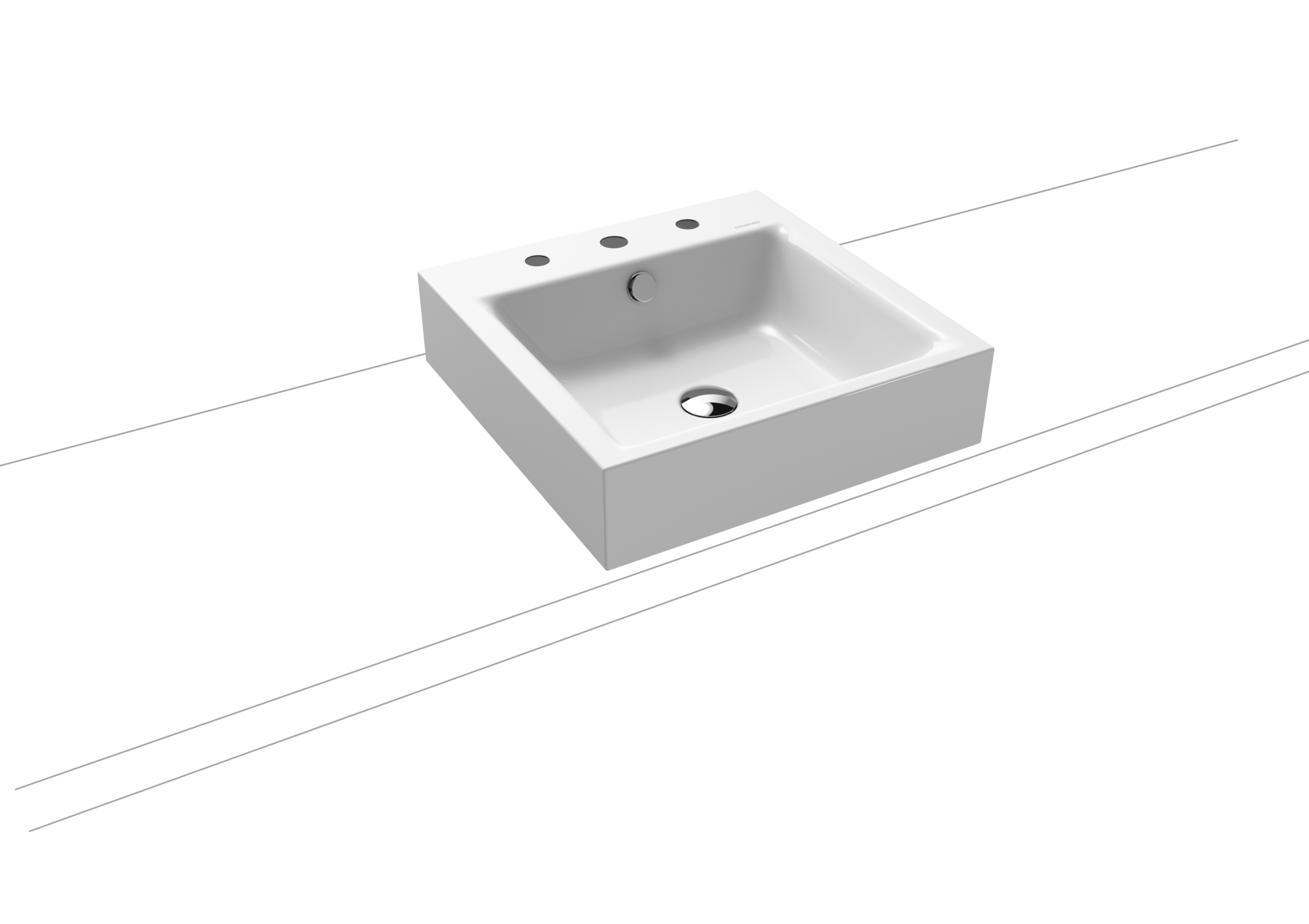 Умывальник KALDEWEI Сталь эмалированная 3156 1 альпийский белый 315630601 