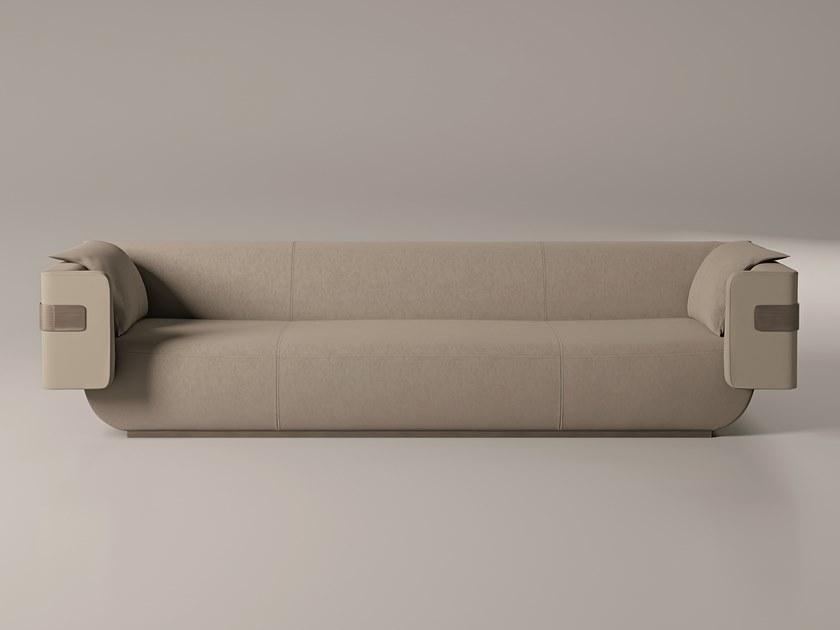 Longhi 3-х местный кожаный диван Loveluxe 2019 – rhythm collection sun-id-1443884 - Вид №4