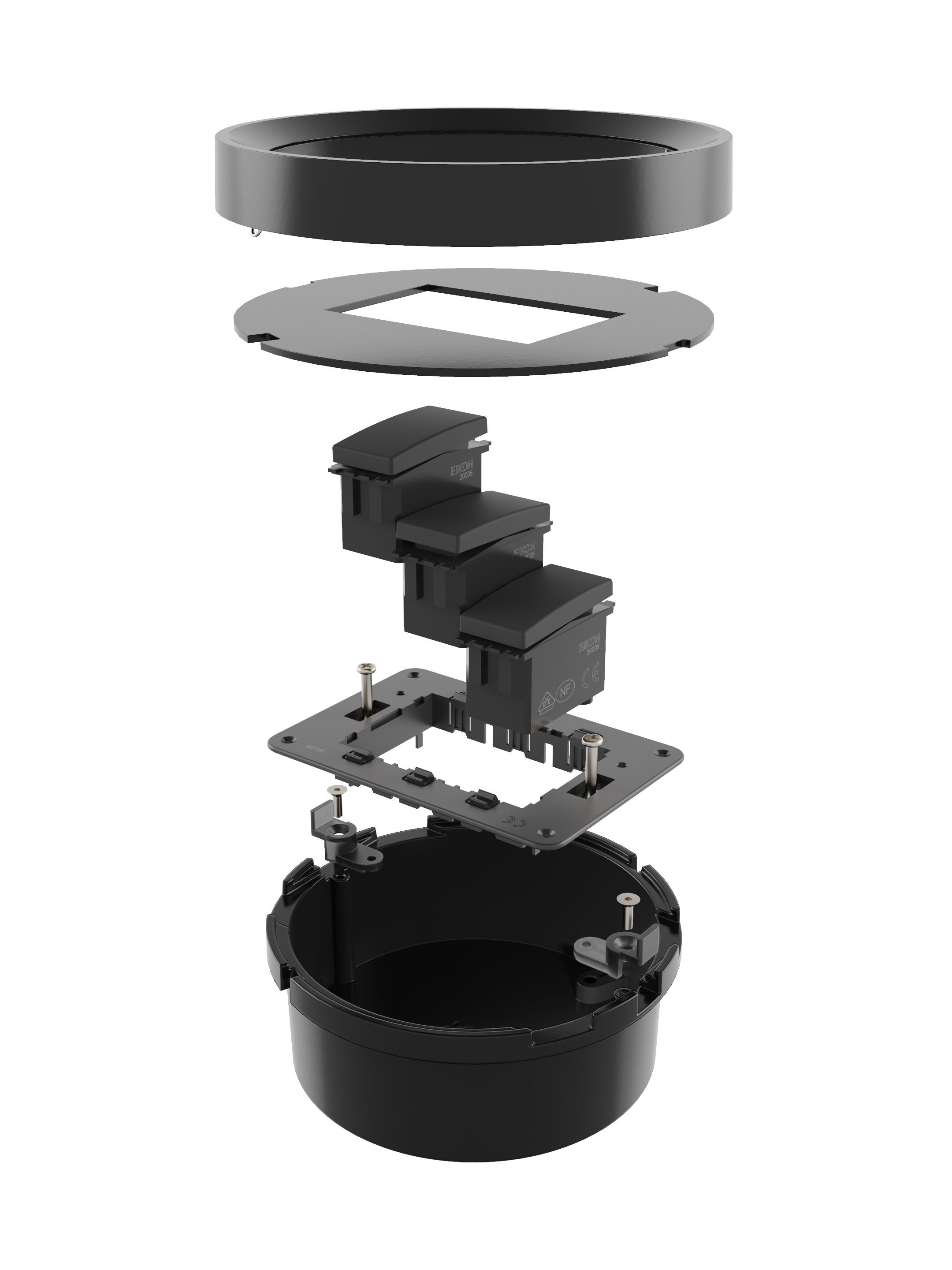 Окрашенная алюминиевая электрическая коробка Genuit Corten ARCH-00121917 - Вид №2