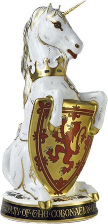 10548773 Royal Crown Derby Пресс-папье Royal Crown Derby "Шотландский единорог" 21см (лим.вып. 250шт) Фарфор костяной 
