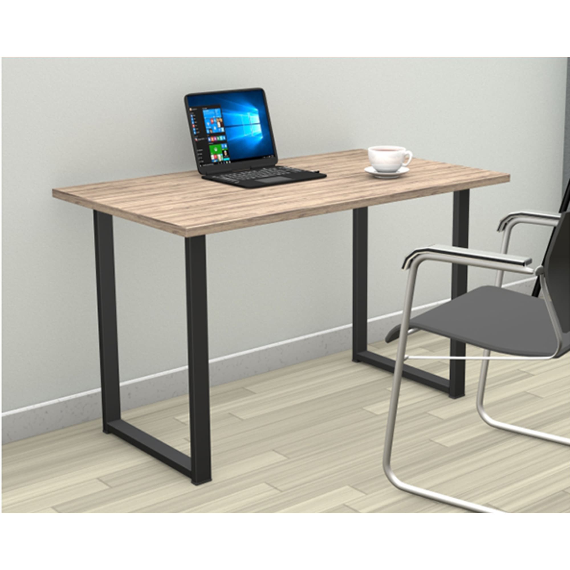 82895674 Подстолье для рабочей поверхности 710 мм сталь цвет матовый черный, 1 шт Santreyd  - Вид №7