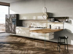 Lago Кухня с полуостровом 36e8