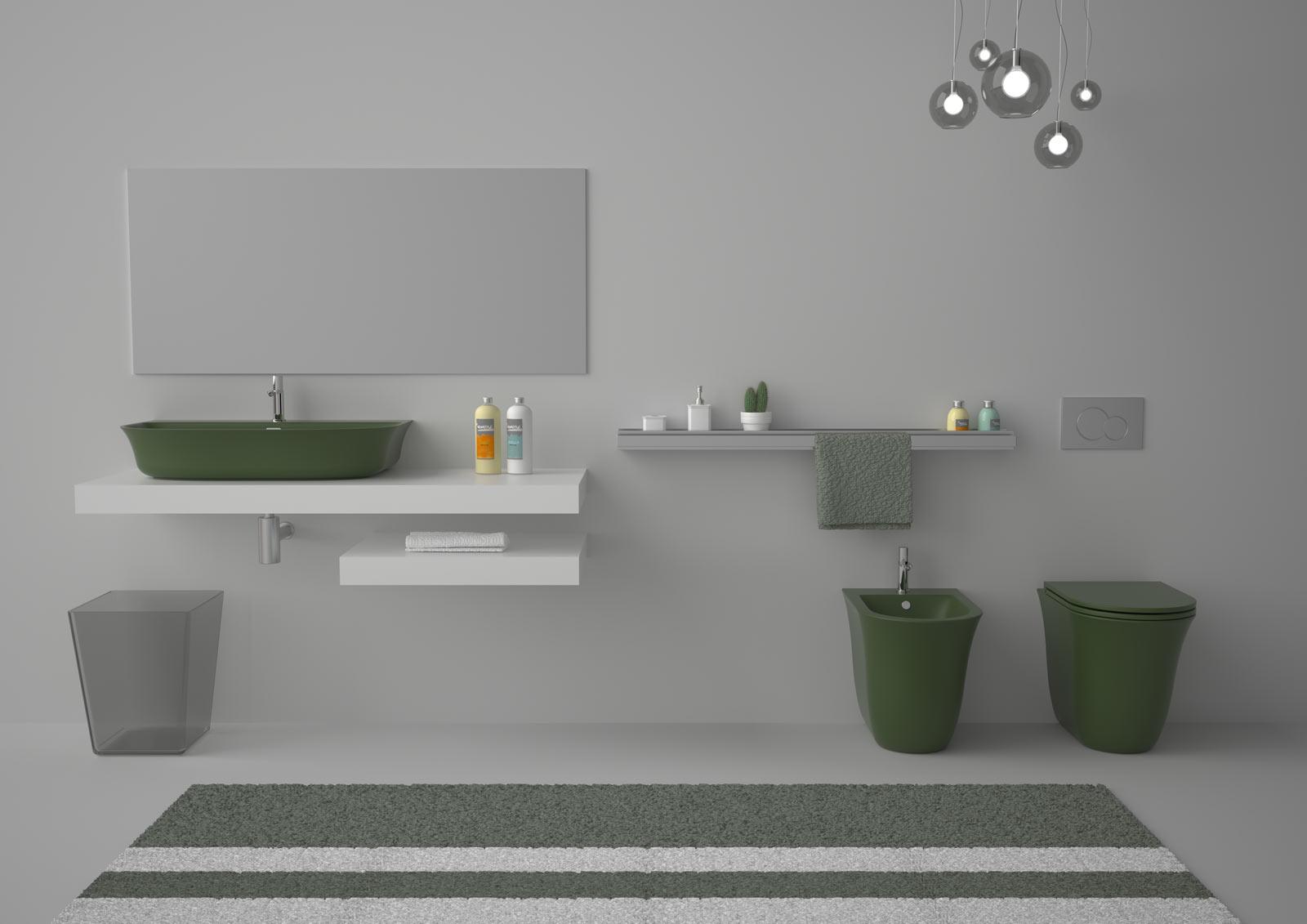 FLWC012 Напольный унитаз приставной GSG CERAMIC Flut - Вид №9