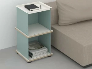 KONSTANTIN SLAWINSKI Книжный шкаф из стали с порошковым покрытием / журнальный столик Yu Sl0631x2