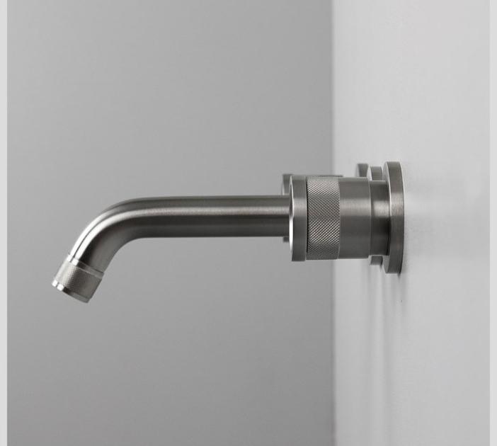 Super Inox Смеситель для умывальника настенный из нержавеющей стали с 3 отверстиями Rétro 0281196x RETRO - Вид №1