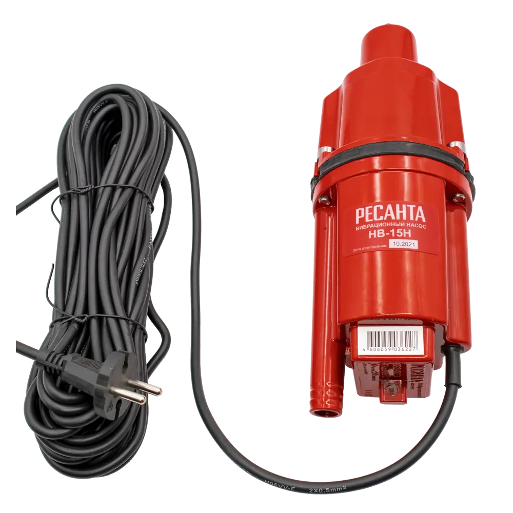 Насос вибрационный Ресанта НВ-15Н, кабель 15 м, 1320 л/час STLM-2197117 - Вид №1