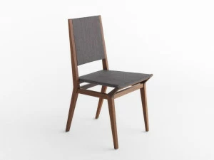 Casamania & Horm Стул из орехового дерева, обитый тканью или кожей