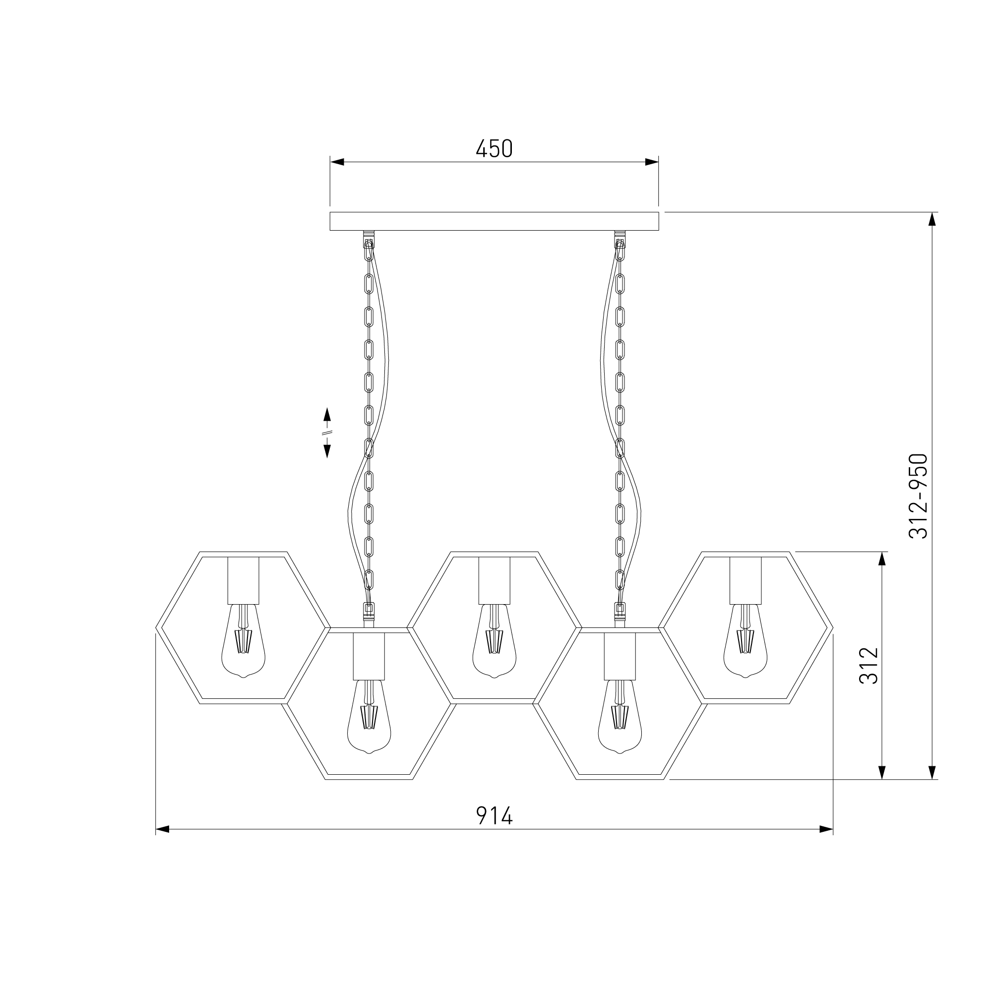 Eurosvet Arnia — подвесной светильник с 5 плафонами для гостиной и кухни 84784536 STLM-0055101 - Вид №9