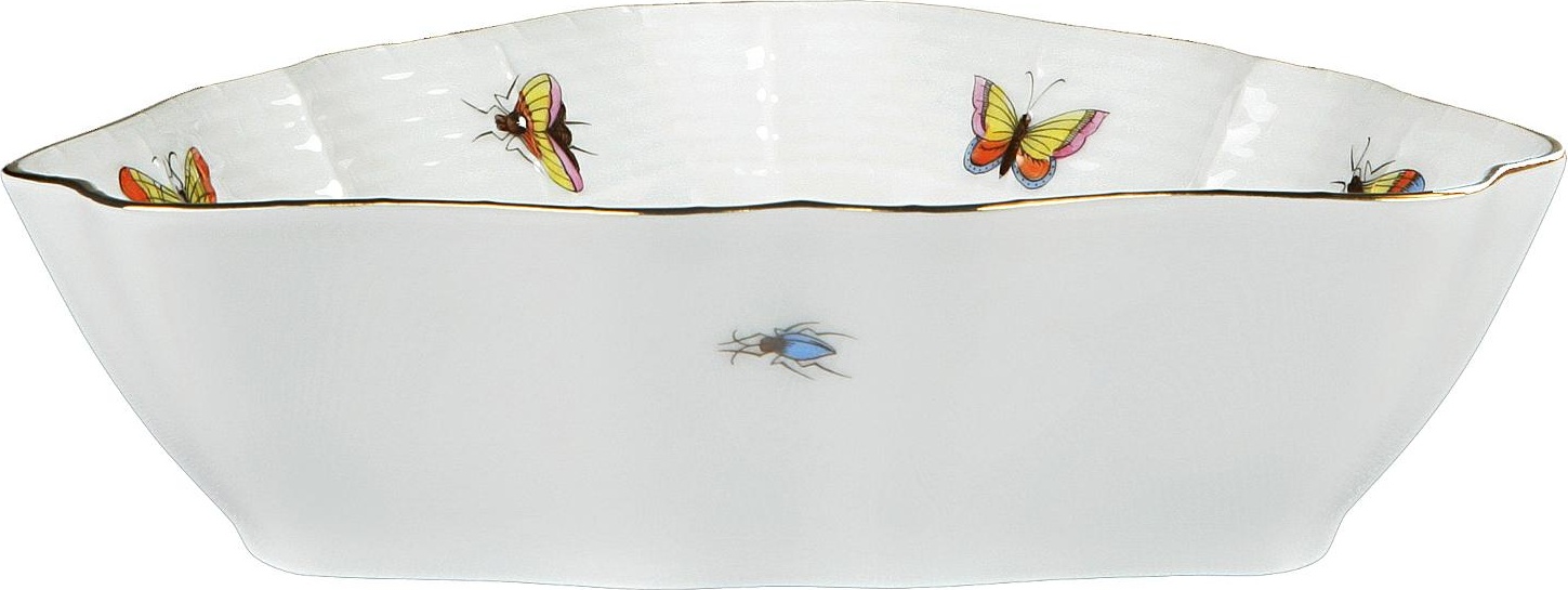 71502 Herend Салатник треугольный 16см "Ротшильд" Фарфор 