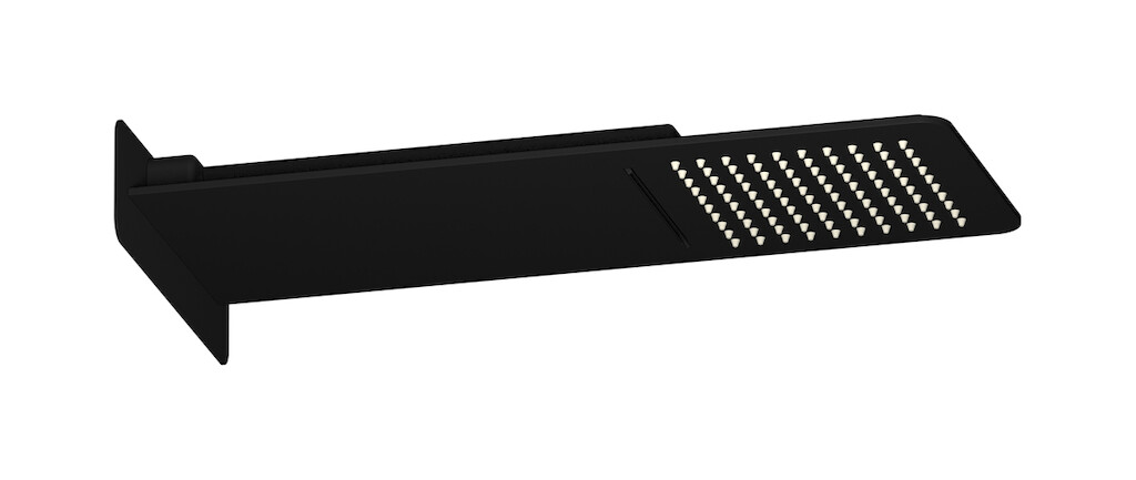 Верхний душ 2.0 с дождем и каскадом. WE ARE IB oa101np Matt Black Onair 2.0