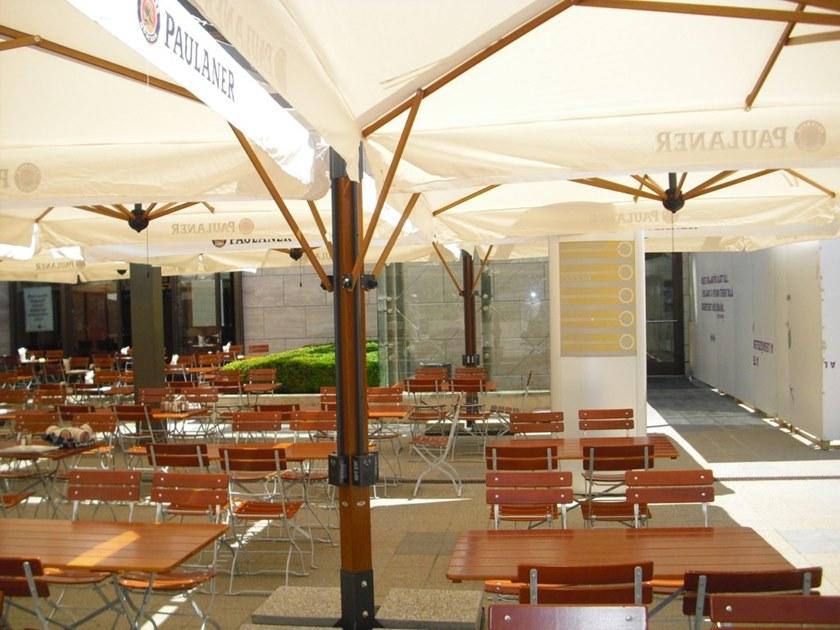 Scolaro Parasol Множественный квадратный зонт Wood C7070 wpo/c6060 wpo - Вид №4