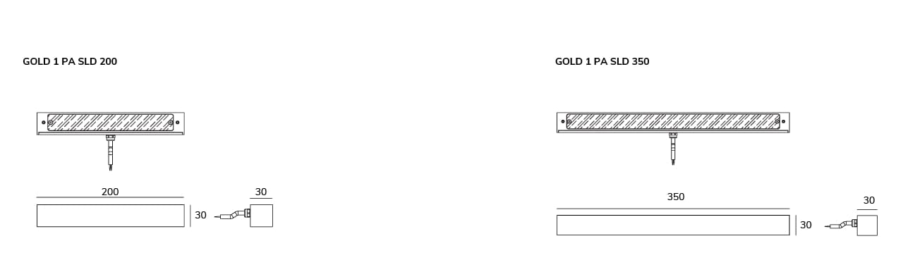 Термокрытая алюминиевая светодиодная наружная настенная лампа Exporlux GOLD PA ARCH-00028838 - Вид №5