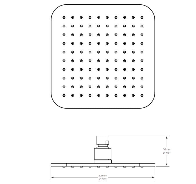 Набор термостатических встраиваемых ванн с ручным душем BARIL Petite B04 ARCH-00044143 - Вид №7