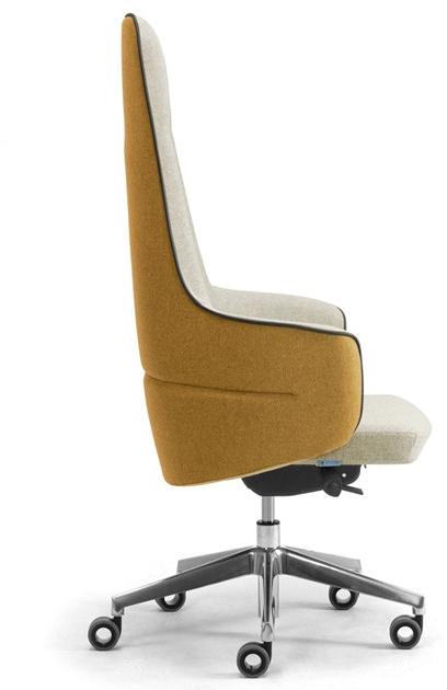 Leyform Регулируемое по высоте кресло для руководителя из шерсти с подлокотниками Opera 2900 - Вид №2