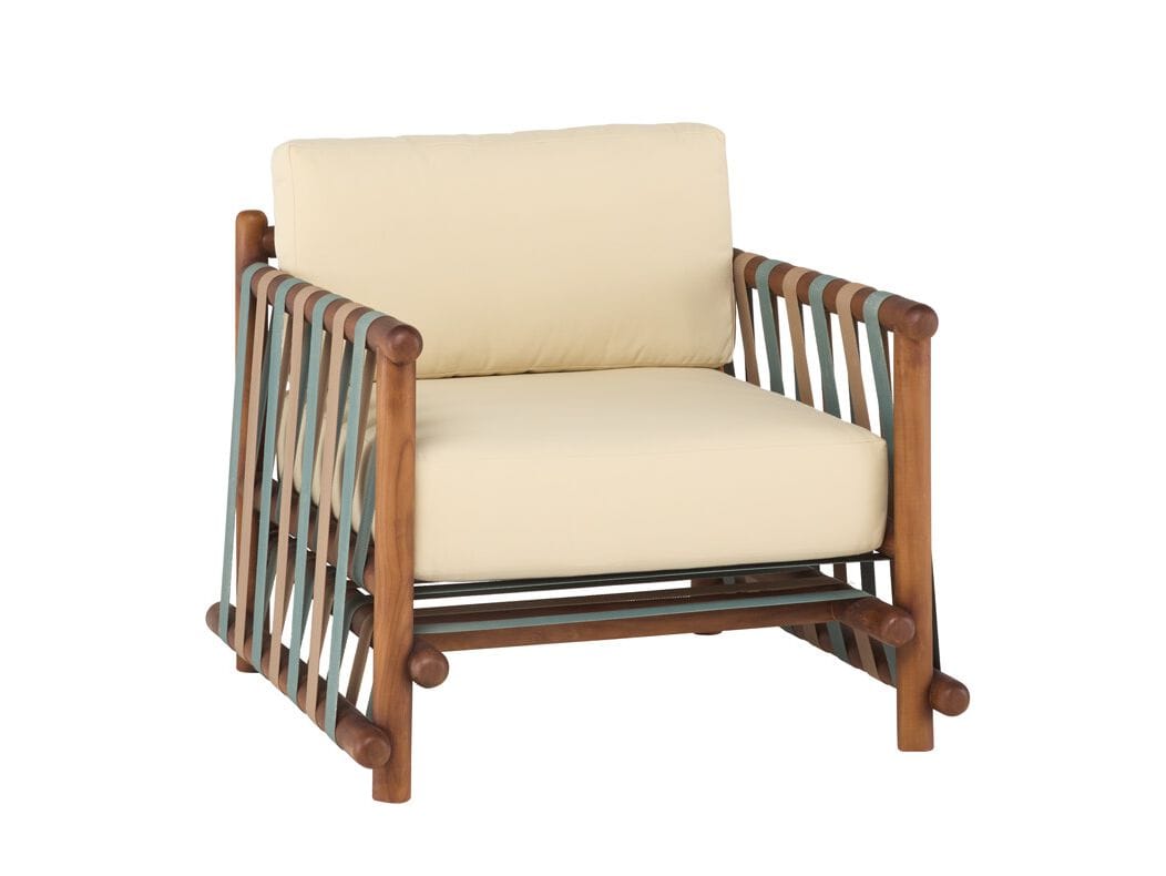 Садовое кресло из тикового дерева с подлокотниками Il Giardino di Legno Lignes ARCH-00071358