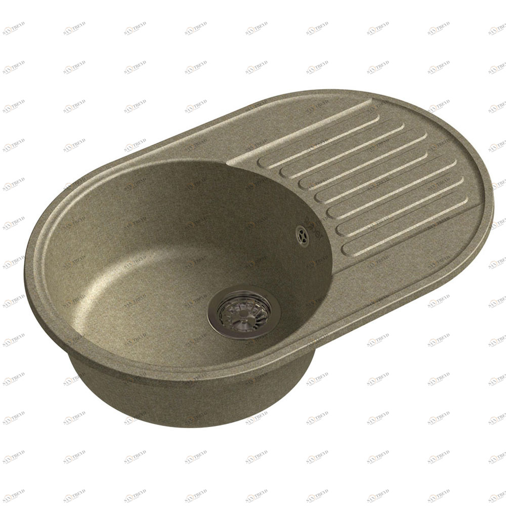 RQ55 топаз Мойка кухонная прямоугольная Raiber 