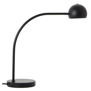 101477_259665011 Лампа настольная ball usb, 47,6хD10 см, черная матовая Frandsen