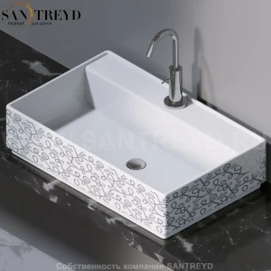 L621400P Накладная раковина на столешницу  прямоугольная A. e T. Italia Fly