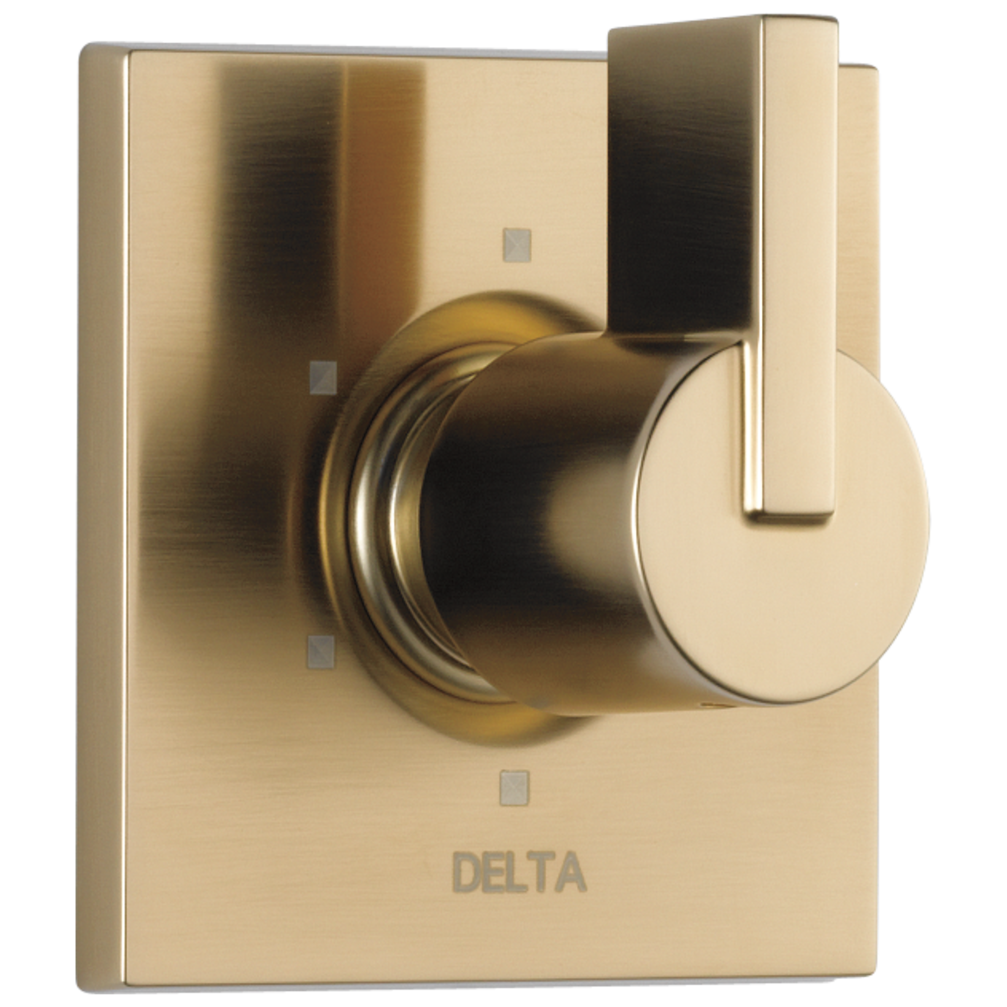 T11953-CZ 3-портовая переключающая накладка с 6 позициями Delta Faucet Vero Шампанское бронза