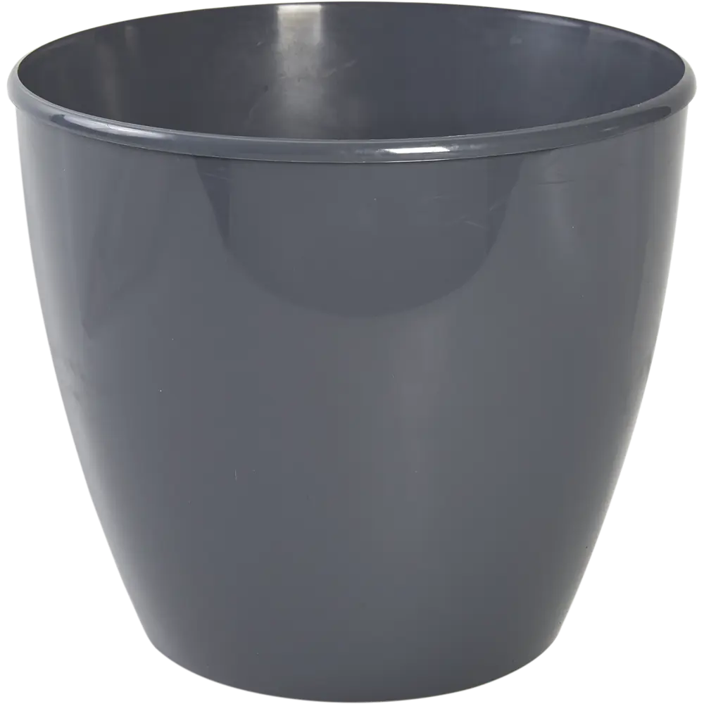 ТЕК.А.ТЕК Горшок «Колорс» для декоративных растений 2,1 л графитовый 18006460