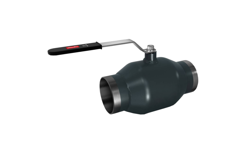 Danfoss JiP Standard цельносварные из углеродистой стали со стандартным проходом (PN 16) JIP Standard FF Кран шар Ду40 Ру16 ручка 065N9624 