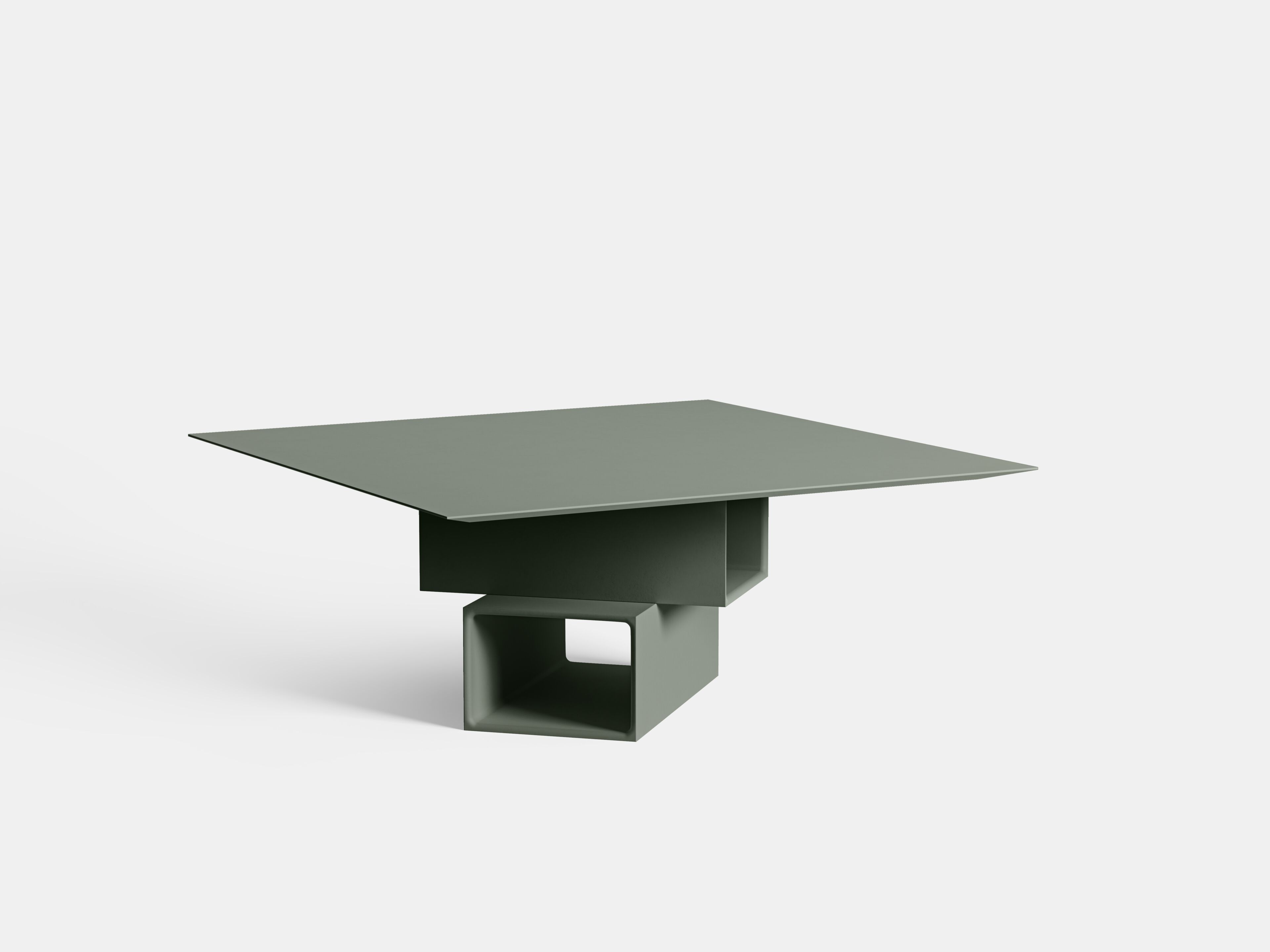 Бетонный квадратный стол PULKRA плакат ARCH-00062328 - Вид №19