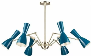 Il Bronzetto Регулируемая люстра из латуни Wormhole Wor11_6l