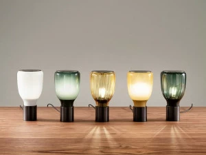 Bonaldo Настольная лампа из дутого стекла Acquerelli
