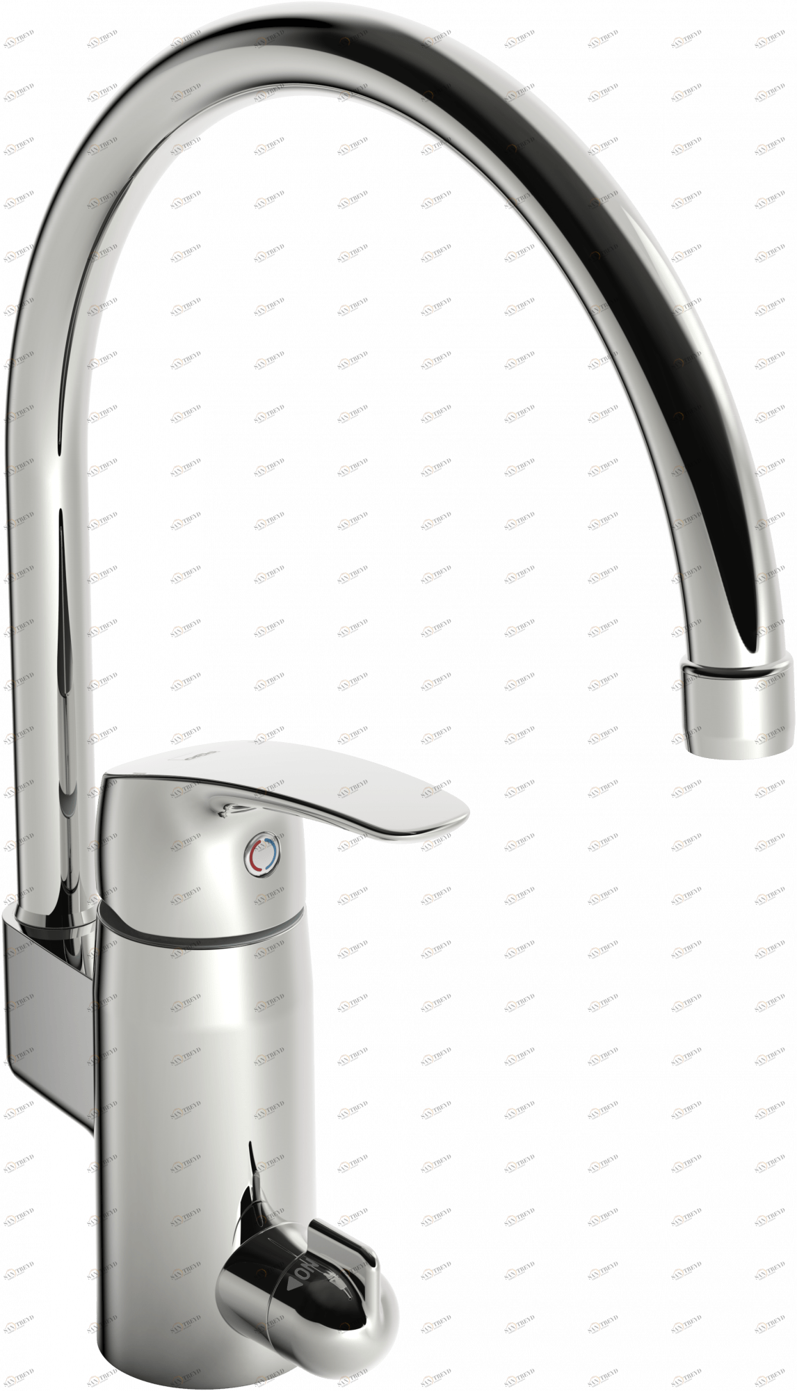 Oras 1039F Смеситель для кухни с клапаном 1039F Safira Хром 