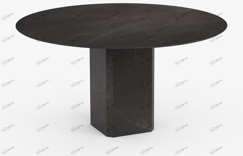 Miter Круглый обеденный стол из керамогранита Alai sun-id-1510310