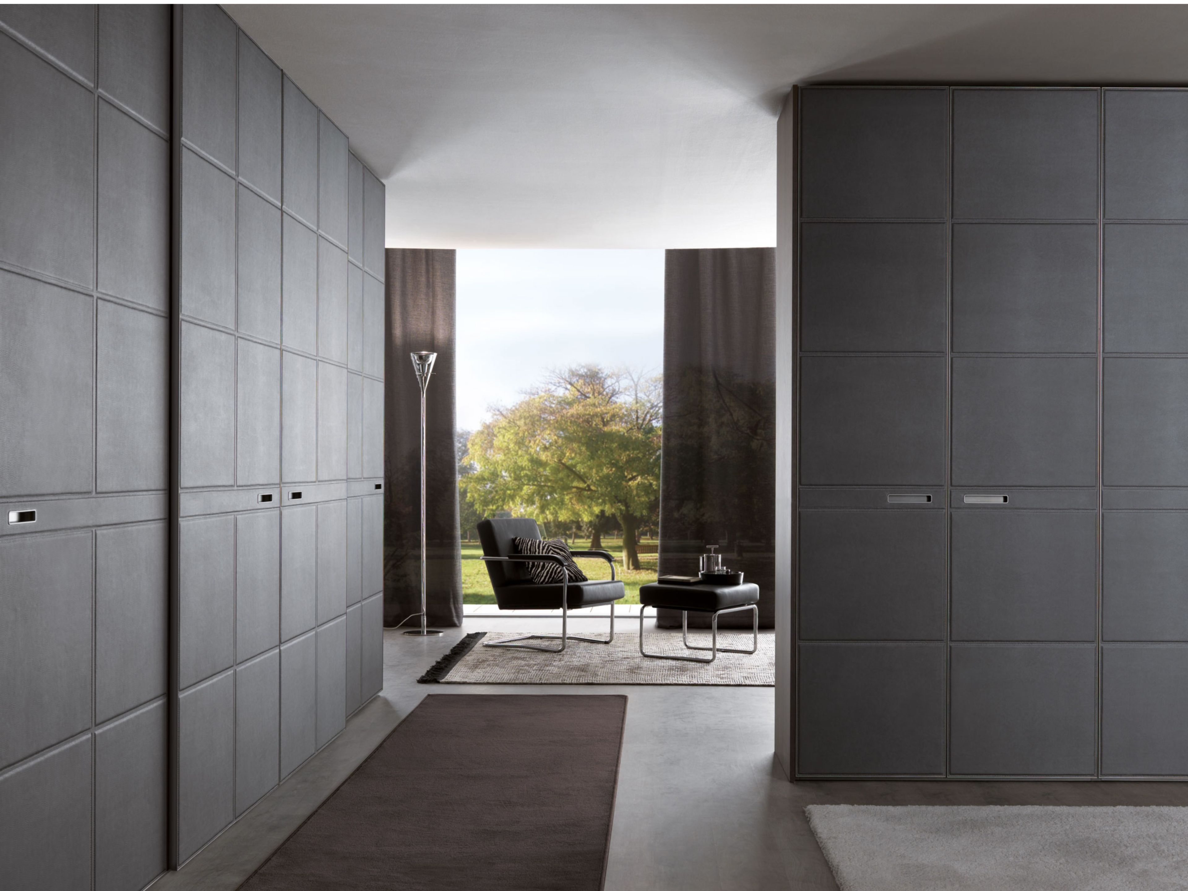 Секционный шкаф из искусственной кожи MisuraEmme LONDON ARCH-00024167