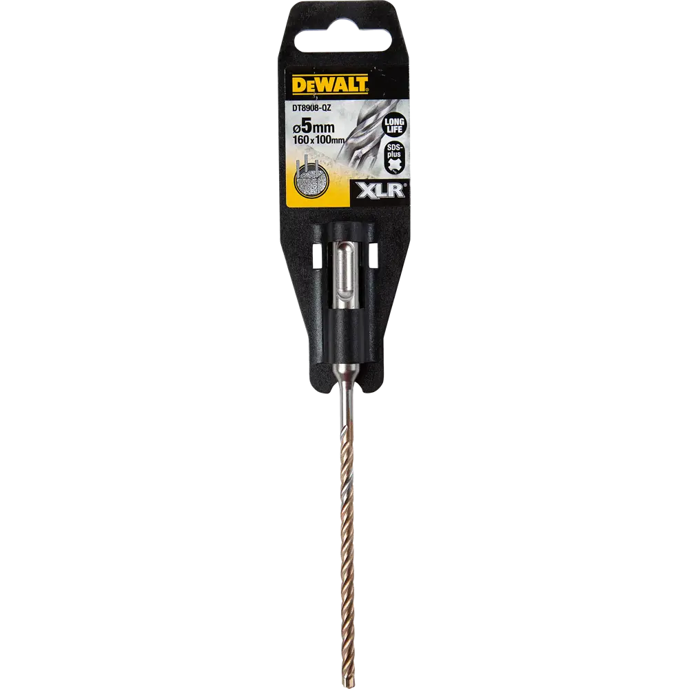 Бур по бетону SDS-Plus 5х100х160 мм DeWalt XLR DT8908 18747971 STLM-2049962  - Вид №3