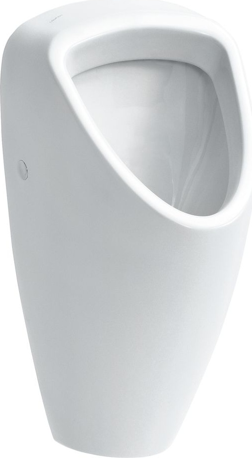H8420660004111 Писсуар с сифоном, скрытый подвод воды, с сенсором, питание от аккумулятора, антивандальный LAUFEN PRO