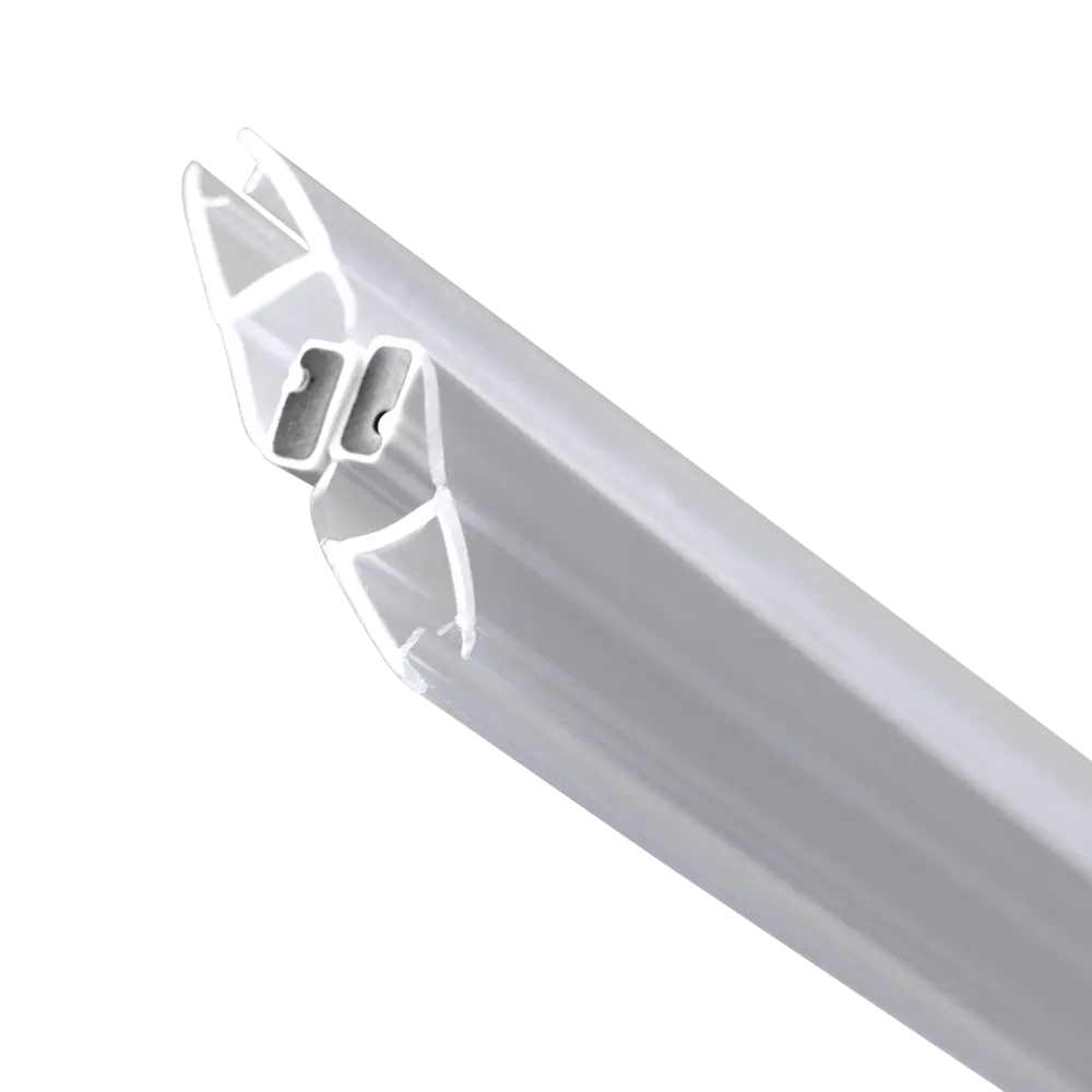 Уплотнитель для душевой кабины магнитный KONSENSA ПВХ 4мм белый Без серии STLM-2153714