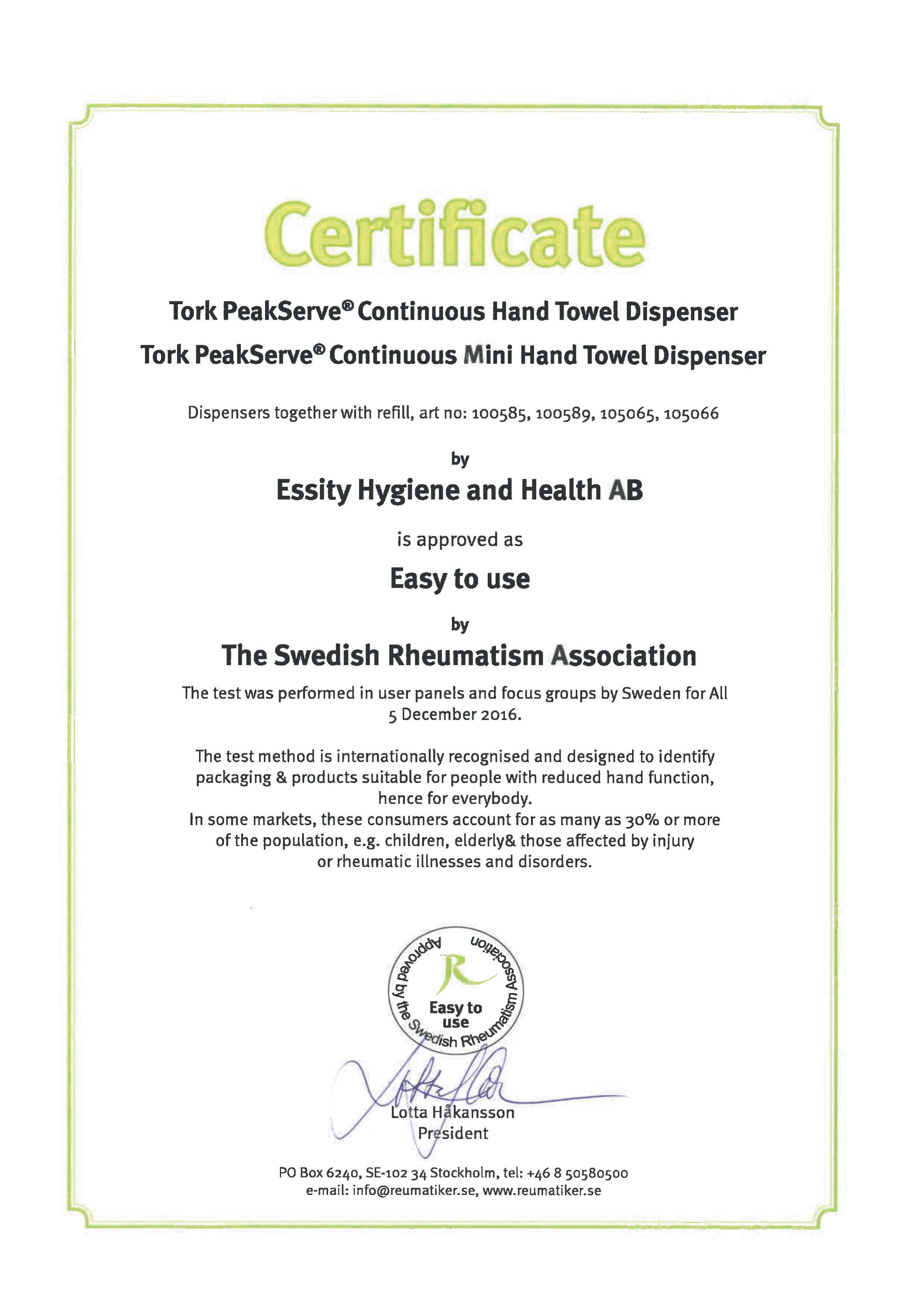 55250038 Бесконечный диспенсер для полотенец Peakserve® Tork  - Вид №6