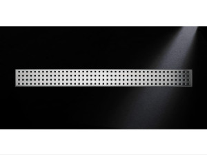 Слив для душа из матовой стали