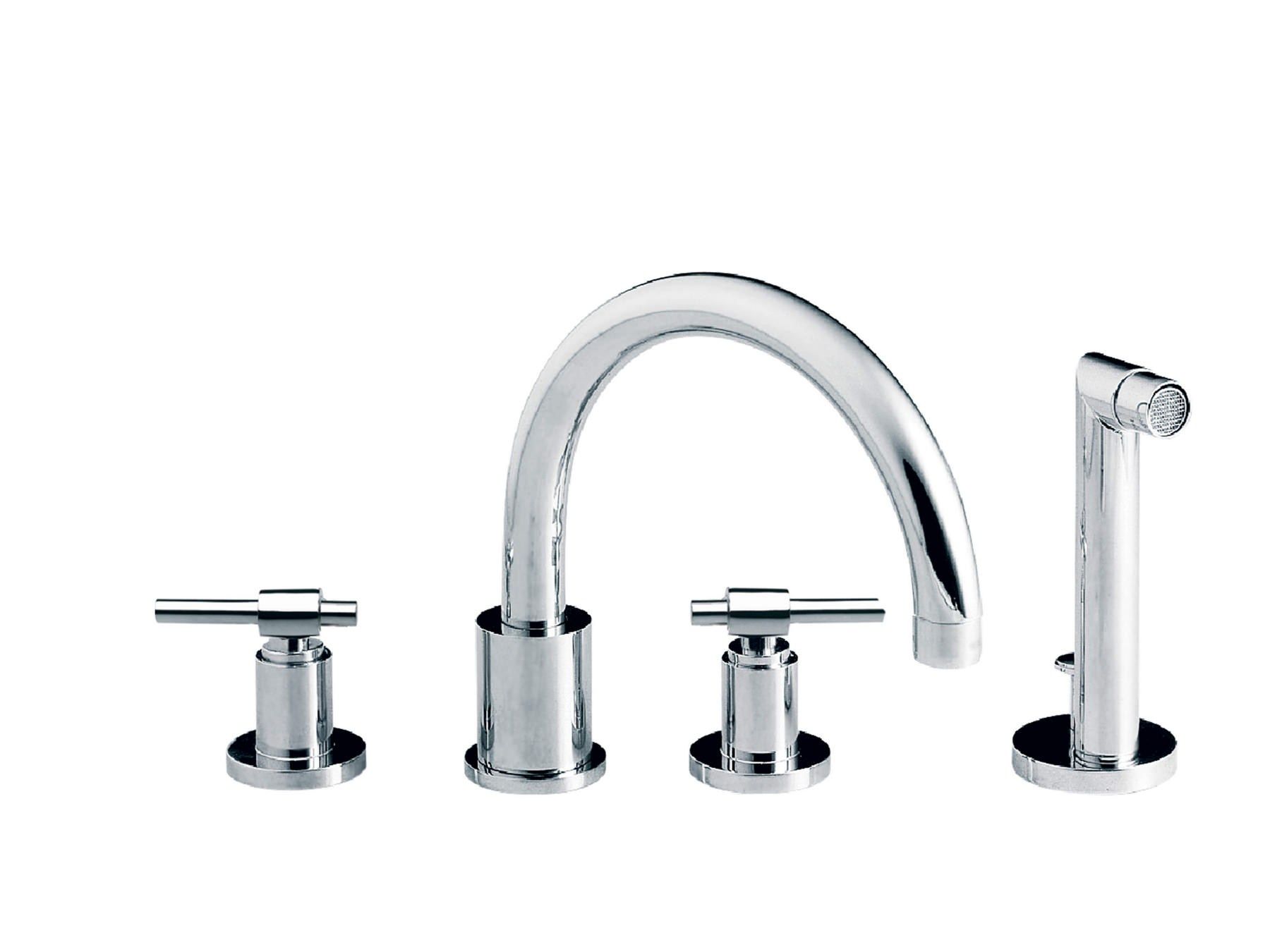 Набор для ванны с 4 отверстиями и ручным душем rvb ARCH-00035870 - Вид №1