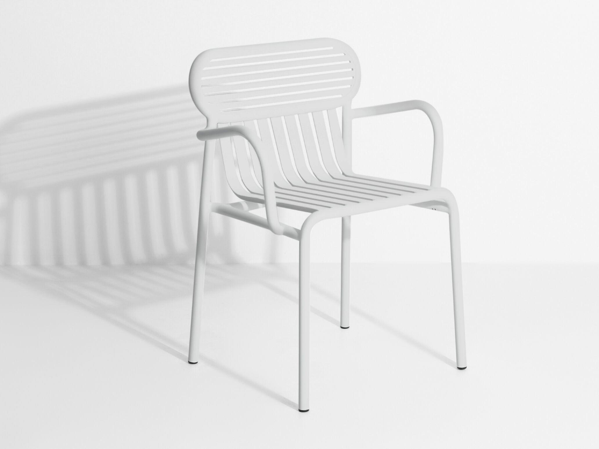 Алюминиевый штабелируемый стул с порошковым покрытием с подлокотниками Petite Friture выходные ARCH-00096326 - Вид №18