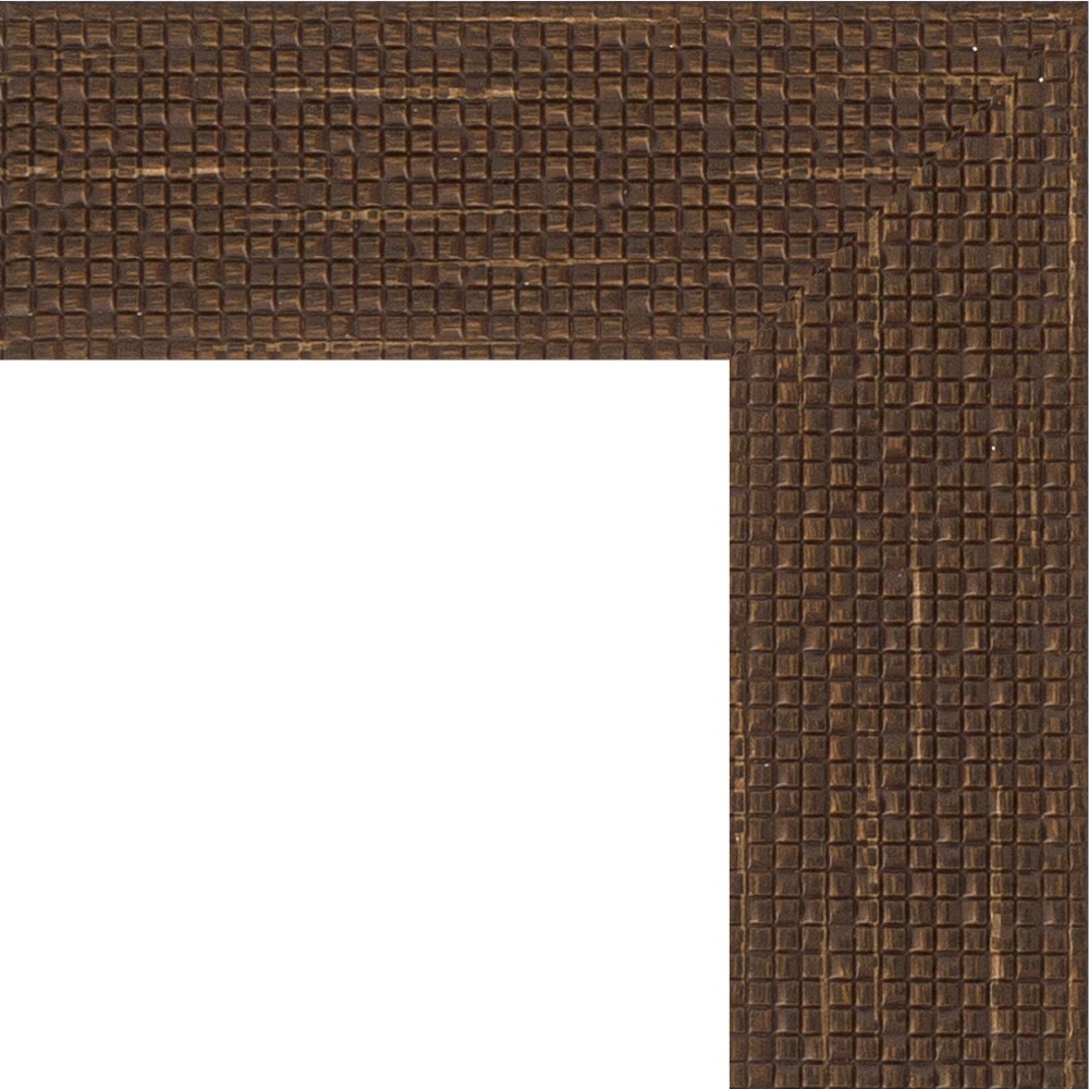 BY 6015 Зеркало напольное в багетной раме - мозаика античная медь 70 mm EVOFORM Definite floor - Вид №5