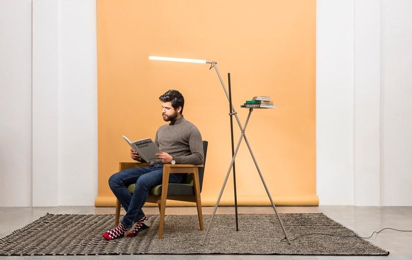 Estiluz Регулируемый светодиодный металлический торшер Asana P-3768 - Вид №6