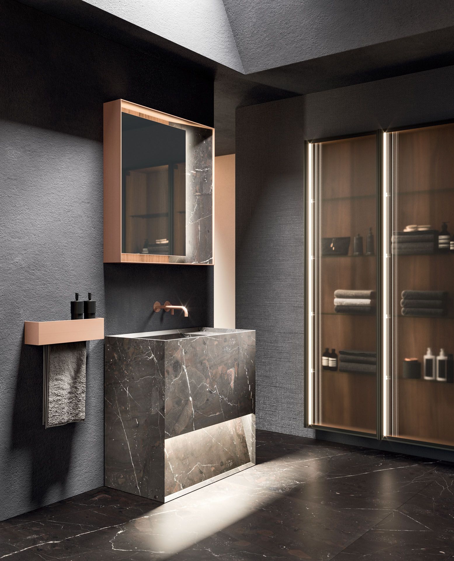 Одноместный напольный умывальник Arrital Must ARCH-00110443 - Вид №1